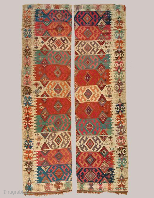 Stock # A111 | Two Piece Kilim | Circa: 1870\'s                       
