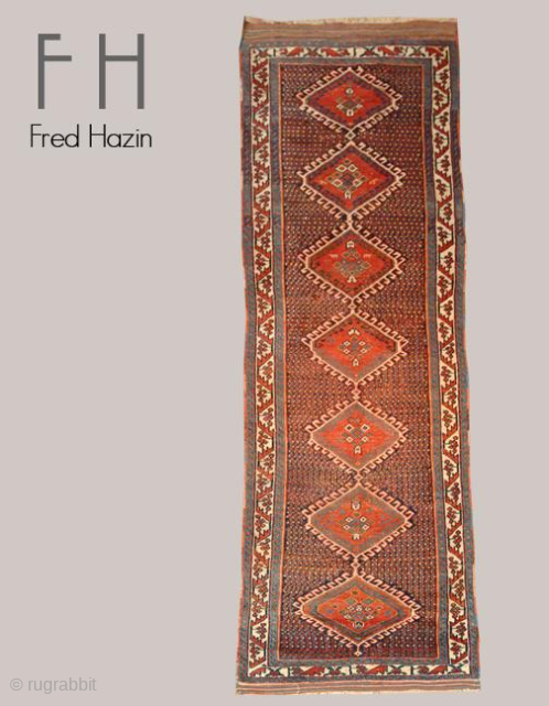 Stock# A108 | Afshar | Circa: 1920\'s | Size: 3 x 11.2 feet                    