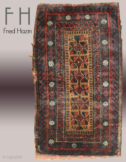 Stock #A119 | Baluch Bag | Ciraca: 1910 | Size: 1.6 x 2.9                    