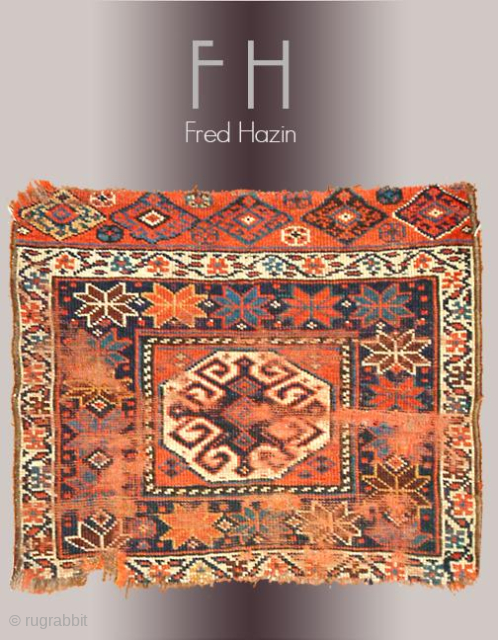 Stock #A137 | Kurdish | Circa: 1900\'s | Size: 1.8 x 2 feet                    