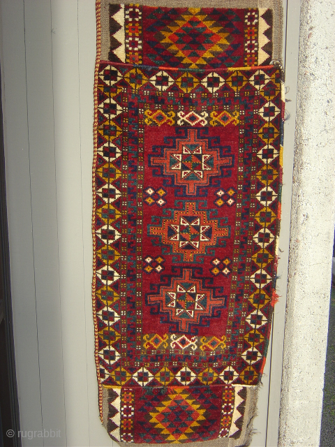 this is late 19th century uzbek  very nice color size 22x61.                     