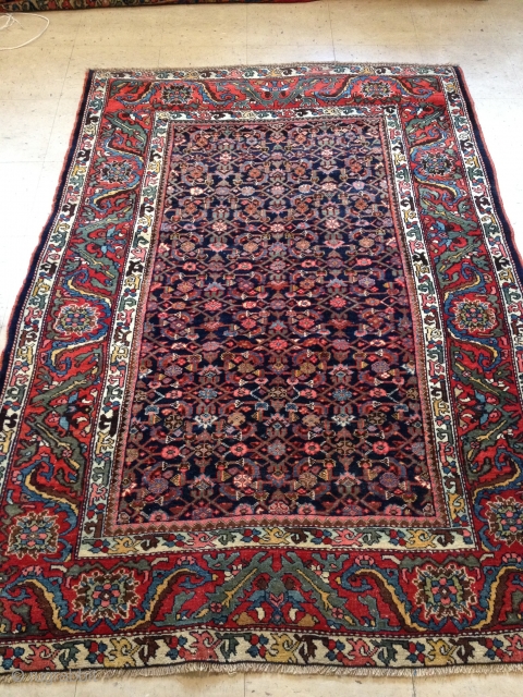 PERSIAN BIDJAR RUG
SIZE : 4'4 BY 6'2 FT                         