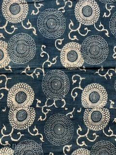 A detail of a Japanese katazome 

                          