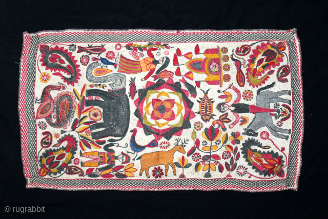 Kantha Embroidery with Cotton thread Kantha Probably From Faridpur District of East Bengal(Bangladesh) Region India.C.1900.(DSC05830).                  