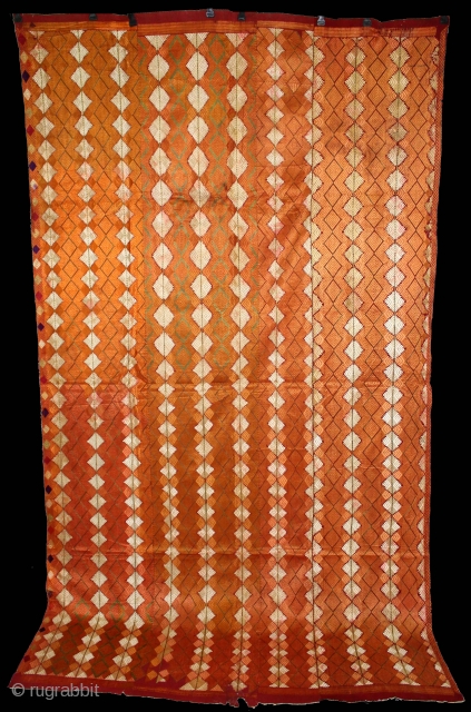 Phulkari from West(Pakistan)Punjab India Called As Rare Design Bagh.(DSL01810).                        