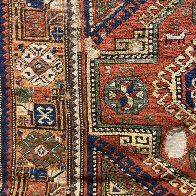 Late 18th/early 19th century Konya fragments, mounted.
Mount size 2.75m by 0.90m
 contact me at gene@heritage-antique-rugs.com                  