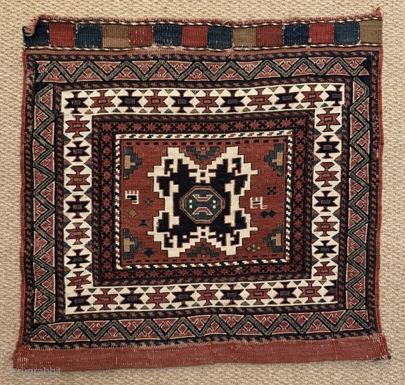 South Caucasian soumak bagface 0.65m by 0.62m
Contact gene@heritage-antique-rugs.com for more pics, price etc.