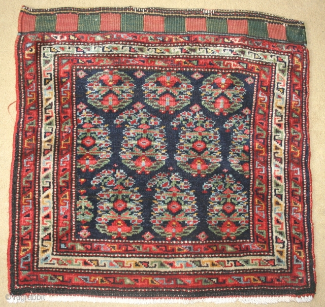 Early 20th Century North West Persian bagface, in great condition. 
25" by 25" Colours sound, no tip-fading or colour run.             