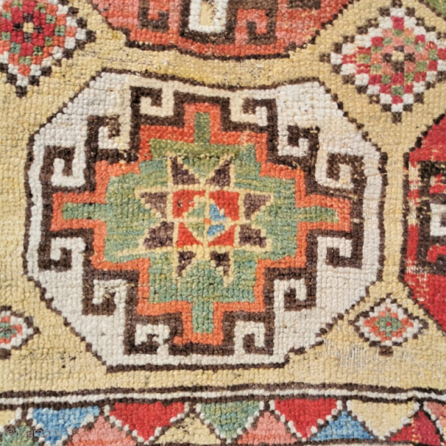 Mounted Konya fragment, stunning colours
Contact gene@heritage-antique-rugs.com for more pics, price etc
WhatsApp +44 (0)7803341863