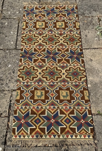 19th century Scanian bench cover.
Good colours, good condition.
Contact gene@heritage-antique-rugs.com for more pics, price etc
WhatsApp +44 (0)7803341863