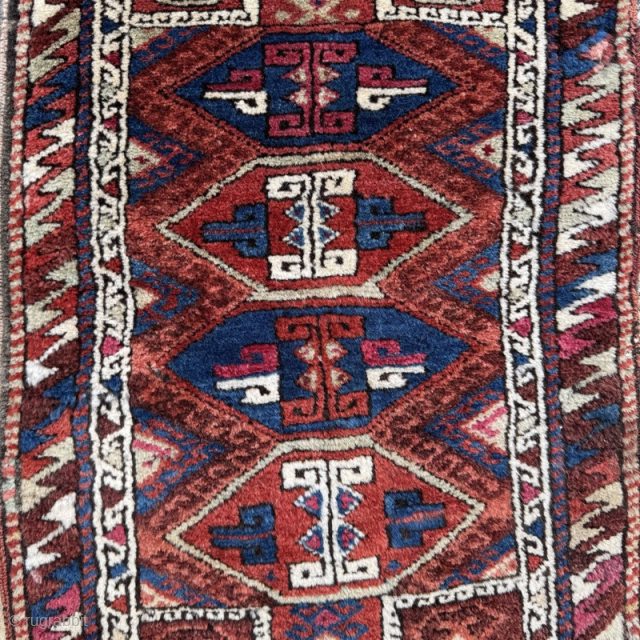 Antique Eastern Anatolian yastik, in stunning full-pile condition
86cm by 48cm
Contact gene@heritage-antique-rugs.com for more pics, price etc
WhatsApp +44 (0)7803341863