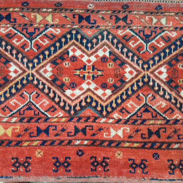 Large antique Ersari/Beshir torba, in great condition, good colours.                        