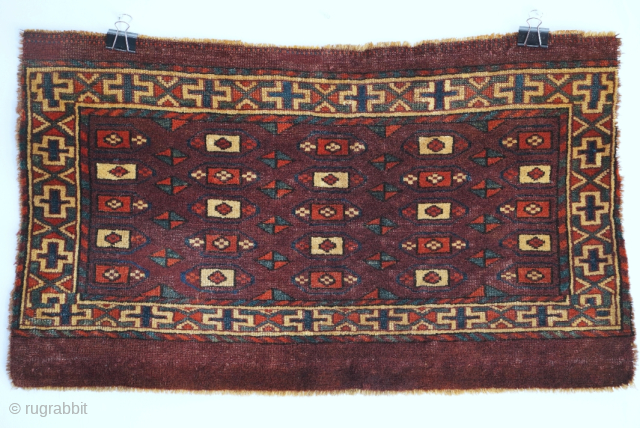 Mid 19th century Igdyr mafrash. 2'2" x 1'3" or 67x38cm. Contact me at gerrerugs@gmail.com or Steven.malloch@gmail.com                 