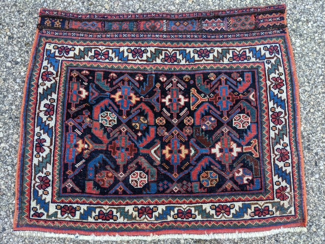 Beautiful antique Afshar bag face. 2'1" x 2'4"

Cheers.                         