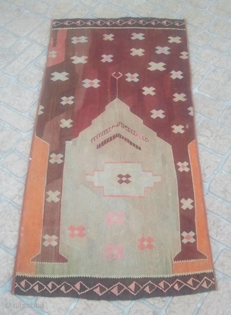 Found these kilims at the bottom of a bin.  I cannot identify.  Any ideas ????? The original kilim was cut into at least for small works. I have three.   ...