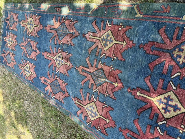 Fantastisch antique 1830
Kuba kelim flatweave
                            