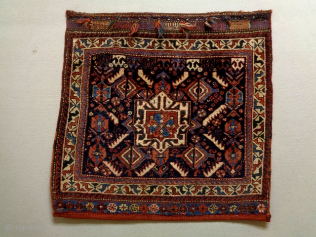 19th Century Fine Kamseh Bagface
Size: 73x71cm (2.4x2.4ft)
Natural colors                         