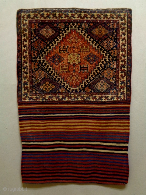 19th Century Fine Universal Qasqhay Bag Complete
Size: 73x112cm

                         