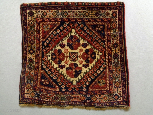 Luri/Qasqhay Bagface
Size: 62x60cm
Natural colors, made in circa 1910                         