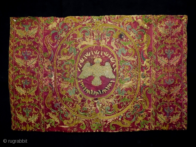 19th Century Textile Fragment
Size: 90x58cm (3.0x1.9ft)
                           