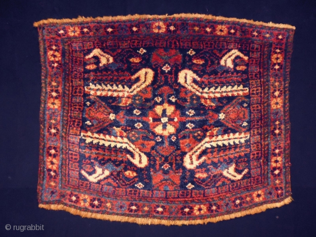 Kurd bagface
Size: 69x54cm (2.3x1.8ft)
Natural colors, full pile, made in circa 1910                      