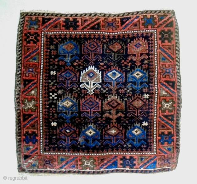 Baluch Bagface
Size: 54x53cm
Shiny wool, made in period 1910                         