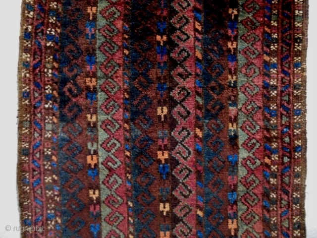 19th Century Fine Baluch Balisth
Size: 59x108cm
Natural colors                          