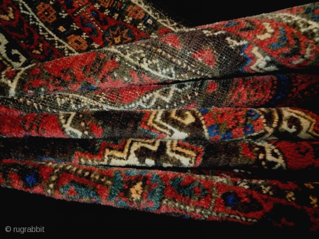 19th Century Fine Salar Kahni Baluch
Size: 97x161cm (3.2x5.4ft)
Natural colors, there is a repair at the right selvage and a stitch at the left selvage (see picture 3)      