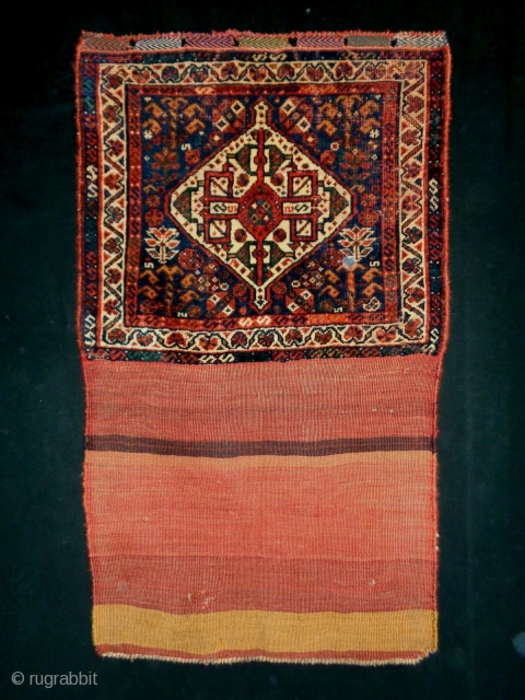 Kashkuli Bag 
Size: 70x118cm (2.3x3.9ft)
Natural colors, made in circa 1910/20                       