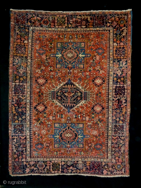 Fine Karaja
Size: 136x179cm (4.5x6.0ft)
Natural colors, made in circa 1920                        