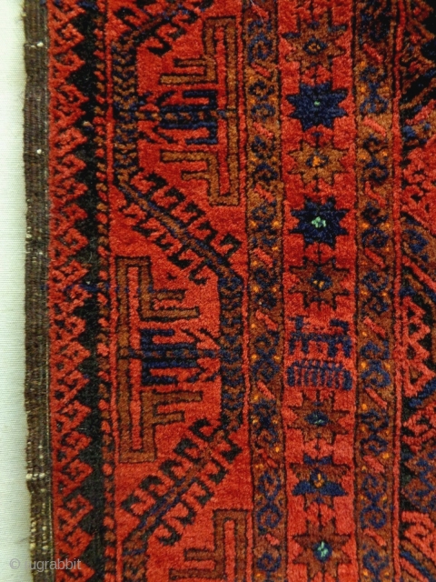 Very Fine Baluch
Size: 117x218cm
Natural colors, made in circa 1910                        