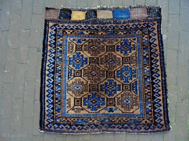 Baluch Bagface 
Size: 72x72cm 
Natural colors (the main color is faded), made in circa 1910/20                  