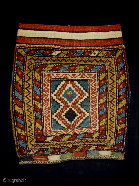 Luri Bagface
Size: 50x56cm (1.7x1.9ft)
Natural colors, wool on wool, made in circa 1920                     