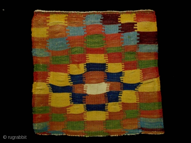 Kelim Fragment
Size: 60x60cm (2.0x2.0ft)
Natural colors, made in circa 1910                        