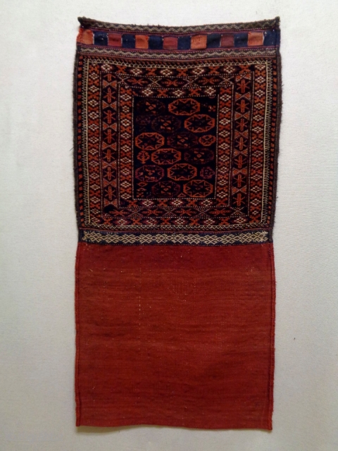 Very Fine Interesting Design Baluch Bag Complete
Size: 54x108cm
Made in period 1910/20                      