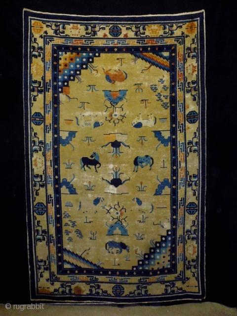 1880 Chinese Rug
Size: 151x237cm (5.0x7.9ft)
Natural colors                           