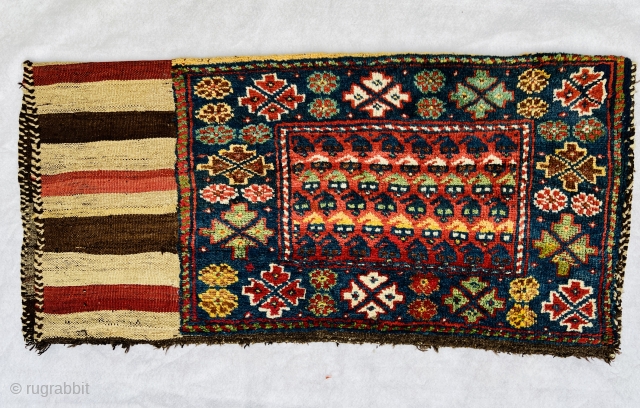 Lori-Bakhtiyari "Tasheh", Southwest Persia circa 1890,wool on wool perfect condition , all good natural colors size 100x70cm.                