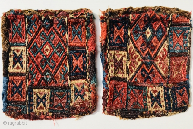 small Kurdish bags,1870 circa-size 21x18cm                            