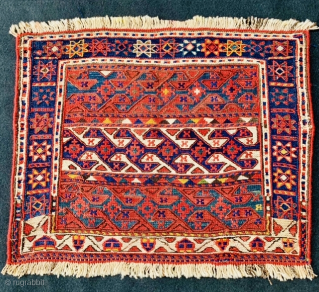 N.W Persian Sumak bagface 1880 circa all good natural colors in very good condition size62x50cm                  