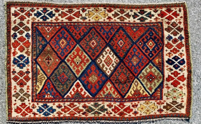 Kurdish jaf bagface 1880 circa,all good Colors and in good condition size 85x55cm                    