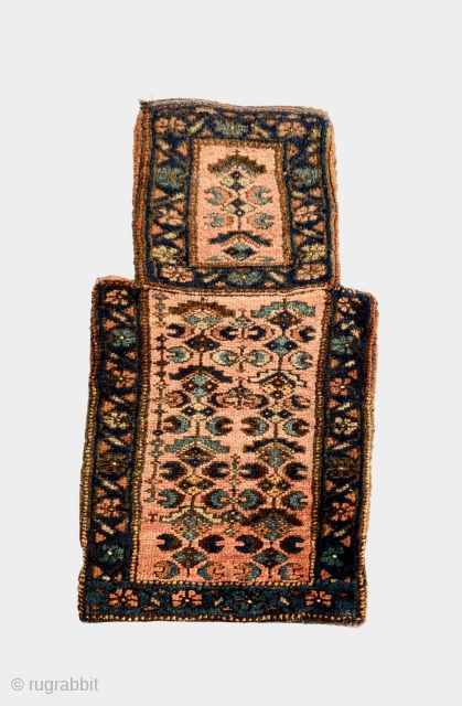 Beautiful Kurdish Bijar saltbag circa 1880 all good natural dyes and perfect condition size65×43cm.                   