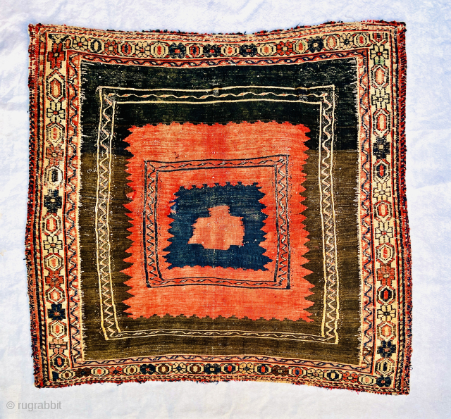 Afshar sofreh circa 1900 size 122x115 Cm                          