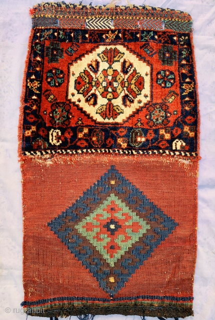 Qashqai chanteh 1880 circa all good naturals colors,size35x70cm                         