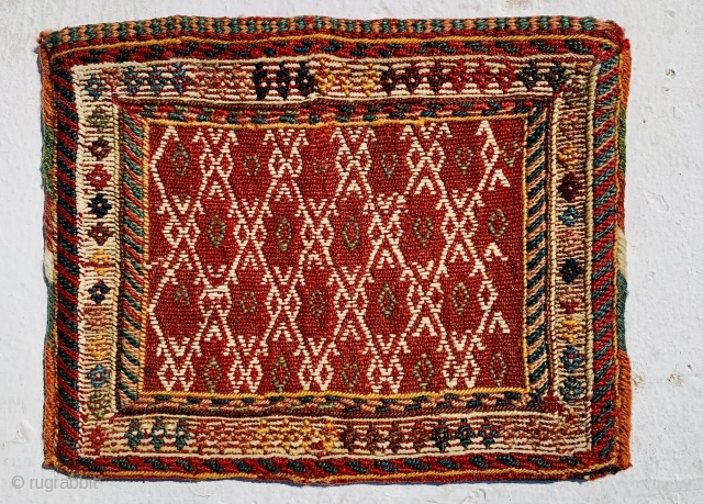 flatweave Qashqai chanteh1880 circa, perfect condition size•••20x26cm                          