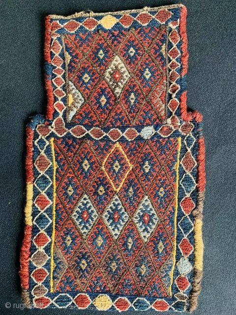 Kurdish Jaf saltbag,1880 circa,size 60x37cm                            