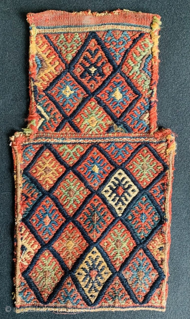 Kurdish Jaf saltbag,1880 circa,size 59x31cm                            