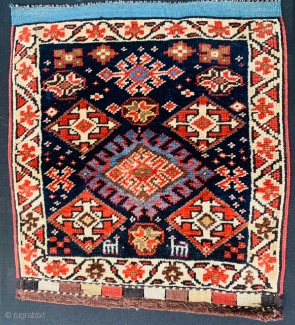 Varamin Bagface 1880 circa,all good colors and in good condition,size 65x60cm                      