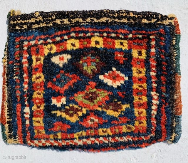 Qashqai chanteh circa 1880 all good natural colors and very good condition size 25x20cm                   