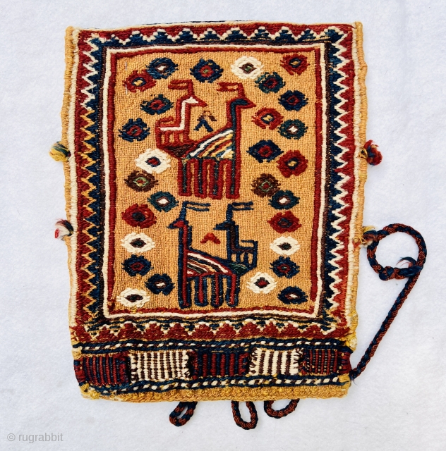 Beautiful Lori Qashqai  bag circa 1880 all excellent natural colors and perfect condition size 45x30cm                 