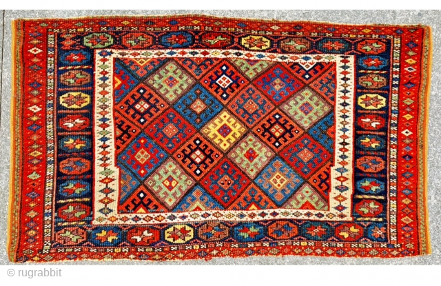 colorful Large antique Jaf bagface circa 1880 all good natural colors and good condition,size 112x66cm                  